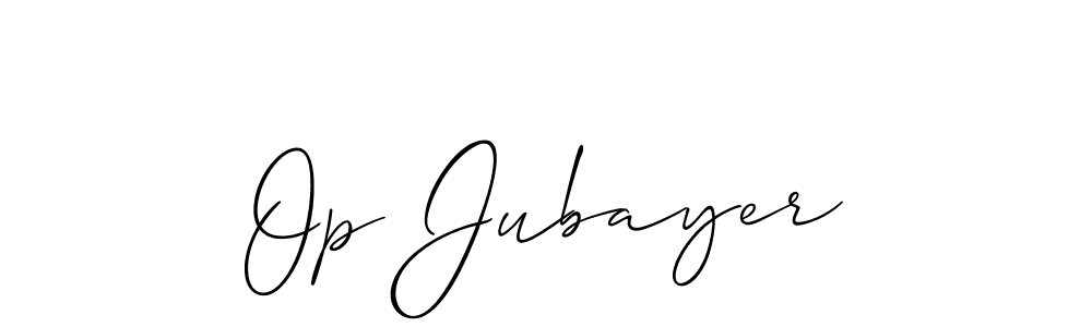 Make a short Op Jubayer signature style. Manage your documents anywhere anytime using Allison_Script. Create and add eSignatures, submit forms, share and send files easily. Op Jubayer signature style 2 images and pictures png