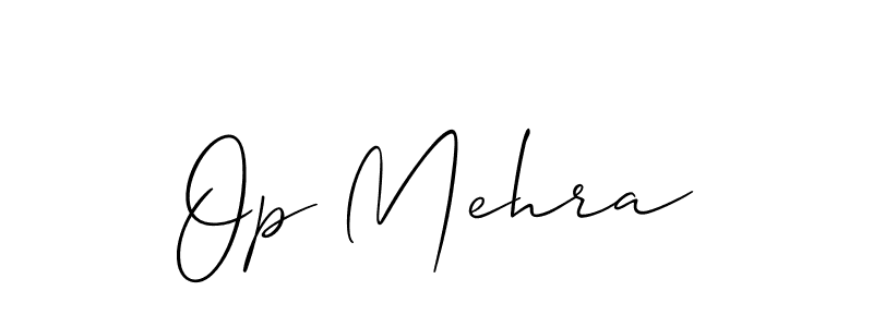 Check out images of Autograph of Op Mehra name. Actor Op Mehra Signature Style. Allison_Script is a professional sign style online. Op Mehra signature style 2 images and pictures png