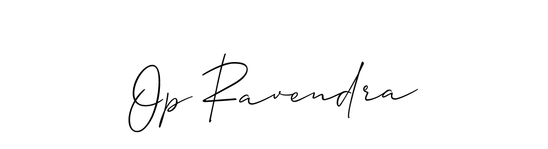 It looks lik you need a new signature style for name Op Ravendra. Design unique handwritten (Allison_Script) signature with our free signature maker in just a few clicks. Op Ravendra signature style 2 images and pictures png