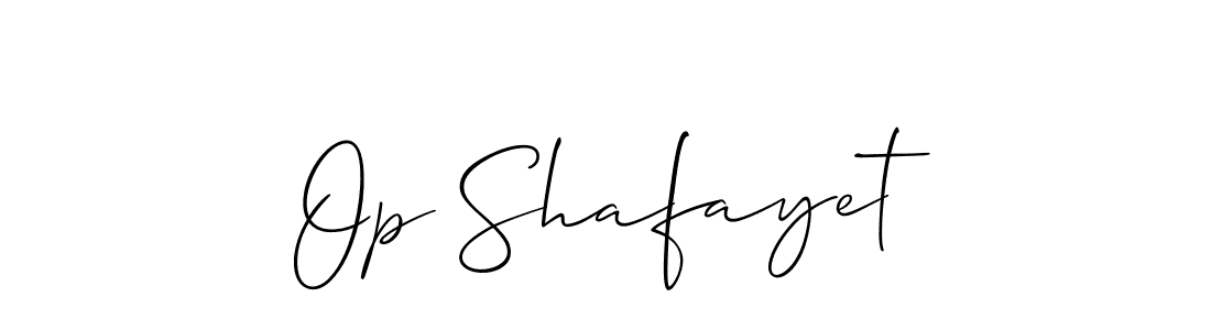 Allison_Script is a professional signature style that is perfect for those who want to add a touch of class to their signature. It is also a great choice for those who want to make their signature more unique. Get Op Shafayet name to fancy signature for free. Op Shafayet signature style 2 images and pictures png