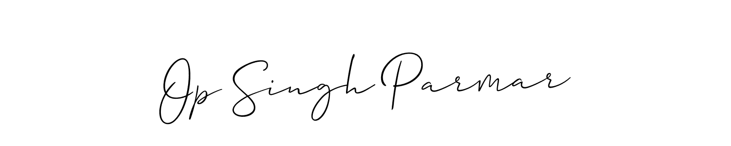 How to Draw Op Singh Parmar signature style? Allison_Script is a latest design signature styles for name Op Singh Parmar. Op Singh Parmar signature style 2 images and pictures png