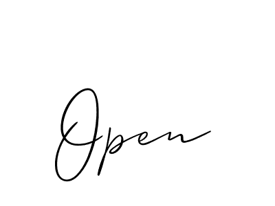 How to make Open name signature. Use Allison_Script style for creating short signs online. This is the latest handwritten sign. Open signature style 2 images and pictures png