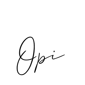 Use a signature maker to create a handwritten signature online. With this signature software, you can design (Allison_Script) your own signature for name Opi. Opi signature style 2 images and pictures png