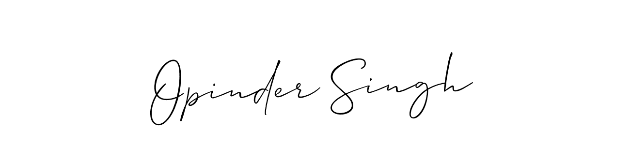 Make a short Opinder Singh signature style. Manage your documents anywhere anytime using Allison_Script. Create and add eSignatures, submit forms, share and send files easily. Opinder Singh signature style 2 images and pictures png