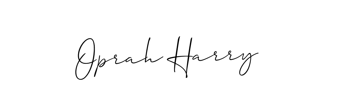 This is the best signature style for the Oprah Harry name. Also you like these signature font (Allison_Script). Mix name signature. Oprah Harry signature style 2 images and pictures png