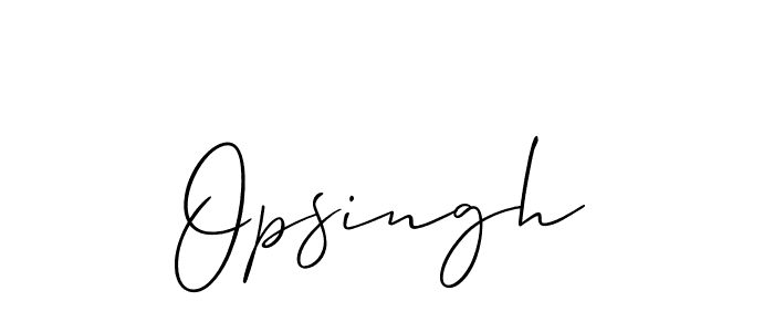 Also we have Opsingh name is the best signature style. Create professional handwritten signature collection using Allison_Script autograph style. Opsingh signature style 2 images and pictures png