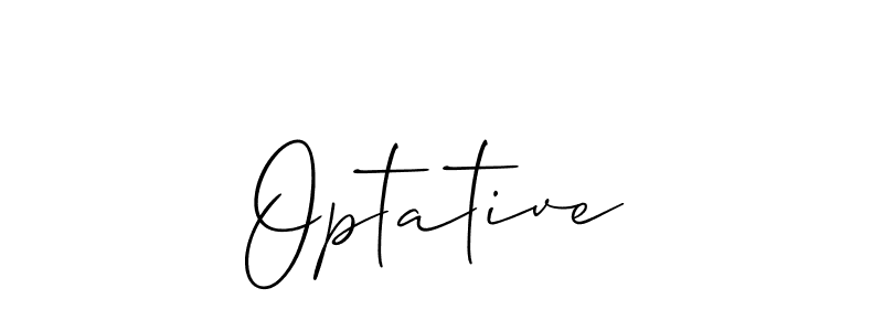 You should practise on your own different ways (Allison_Script) to write your name (Optative) in signature. don't let someone else do it for you. Optative signature style 2 images and pictures png