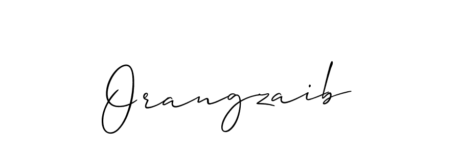 How to make Orangzaib name signature. Use Allison_Script style for creating short signs online. This is the latest handwritten sign. Orangzaib signature style 2 images and pictures png