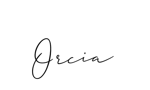 Make a short Orcia signature style. Manage your documents anywhere anytime using Allison_Script. Create and add eSignatures, submit forms, share and send files easily. Orcia signature style 2 images and pictures png