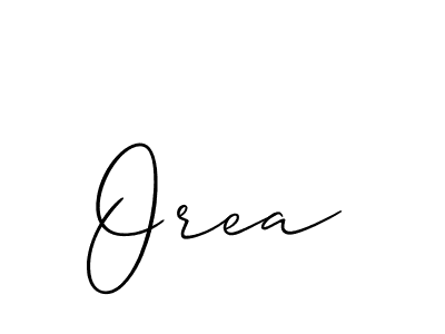 You should practise on your own different ways (Allison_Script) to write your name (Orea) in signature. don't let someone else do it for you. Orea signature style 2 images and pictures png