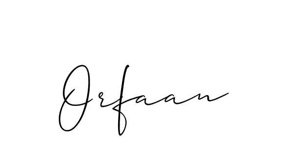 It looks lik you need a new signature style for name Orfaan. Design unique handwritten (Allison_Script) signature with our free signature maker in just a few clicks. Orfaan signature style 2 images and pictures png