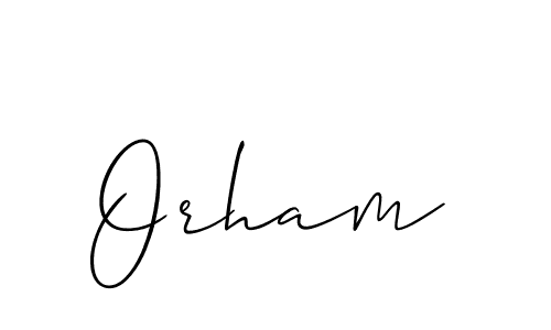 Also You can easily find your signature by using the search form. We will create Orham name handwritten signature images for you free of cost using Allison_Script sign style. Orham signature style 2 images and pictures png