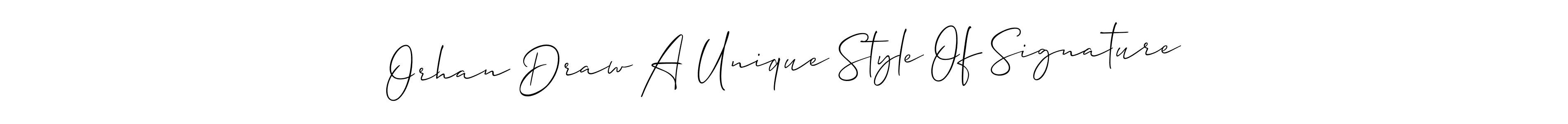 Use a signature maker to create a handwritten signature online. With this signature software, you can design (Allison_Script) your own signature for name Orhan Draw A Unique Style Of Signature. Orhan Draw A Unique Style Of Signature signature style 2 images and pictures png