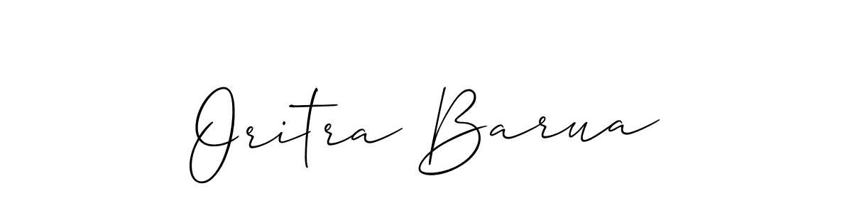 Allison_Script is a professional signature style that is perfect for those who want to add a touch of class to their signature. It is also a great choice for those who want to make their signature more unique. Get Oritra Barua name to fancy signature for free. Oritra Barua signature style 2 images and pictures png