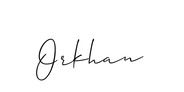 Similarly Allison_Script is the best handwritten signature design. Signature creator online .You can use it as an online autograph creator for name Orkhan. Orkhan signature style 2 images and pictures png