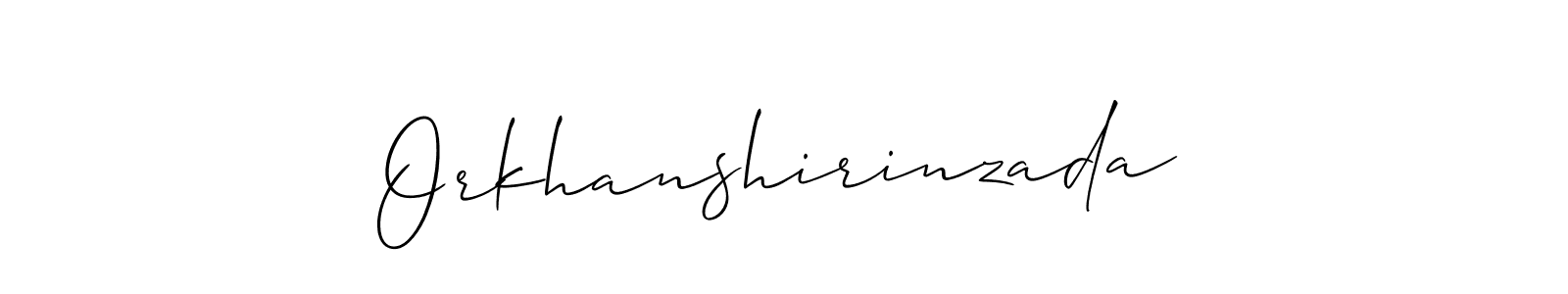 How to Draw Orkhanshirinzada signature style? Allison_Script is a latest design signature styles for name Orkhanshirinzada. Orkhanshirinzada signature style 2 images and pictures png