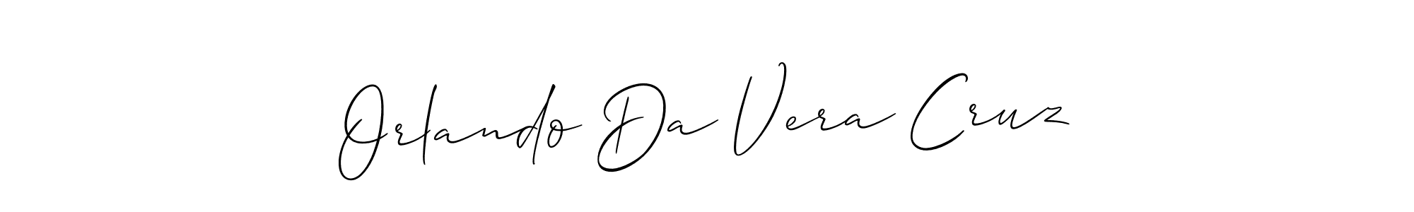 Also You can easily find your signature by using the search form. We will create Orlando Da Vera Cruz name handwritten signature images for you free of cost using Allison_Script sign style. Orlando Da Vera Cruz signature style 2 images and pictures png