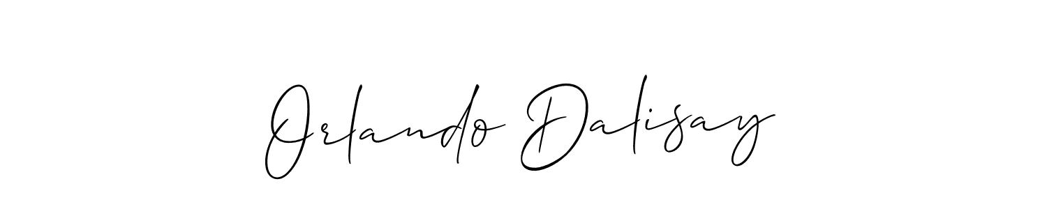 Similarly Allison_Script is the best handwritten signature design. Signature creator online .You can use it as an online autograph creator for name Orlando Dalisay. Orlando Dalisay signature style 2 images and pictures png