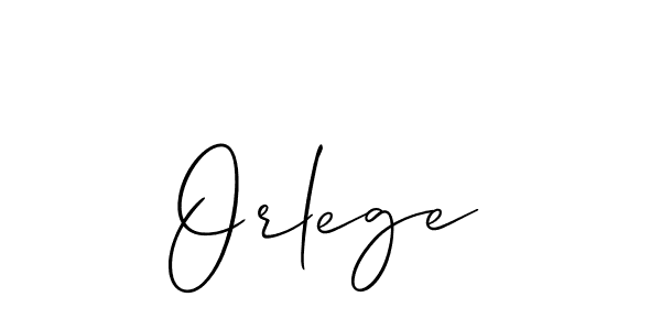 How to Draw Orlege signature style? Allison_Script is a latest design signature styles for name Orlege. Orlege signature style 2 images and pictures png