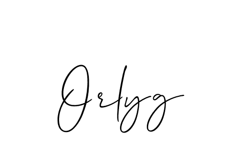 Make a beautiful signature design for name Orlyg. With this signature (Allison_Script) style, you can create a handwritten signature for free. Orlyg signature style 2 images and pictures png