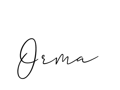 Best and Professional Signature Style for Orma. Allison_Script Best Signature Style Collection. Orma signature style 2 images and pictures png
