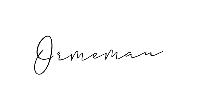 You should practise on your own different ways (Allison_Script) to write your name (Ormeman) in signature. don't let someone else do it for you. Ormeman signature style 2 images and pictures png