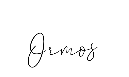 Use a signature maker to create a handwritten signature online. With this signature software, you can design (Allison_Script) your own signature for name Ormos. Ormos signature style 2 images and pictures png