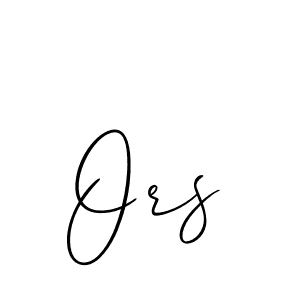 How to make Ors signature? Allison_Script is a professional autograph style. Create handwritten signature for Ors name. Ors signature style 2 images and pictures png