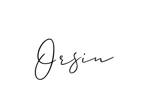 Similarly Allison_Script is the best handwritten signature design. Signature creator online .You can use it as an online autograph creator for name Orsin. Orsin signature style 2 images and pictures png