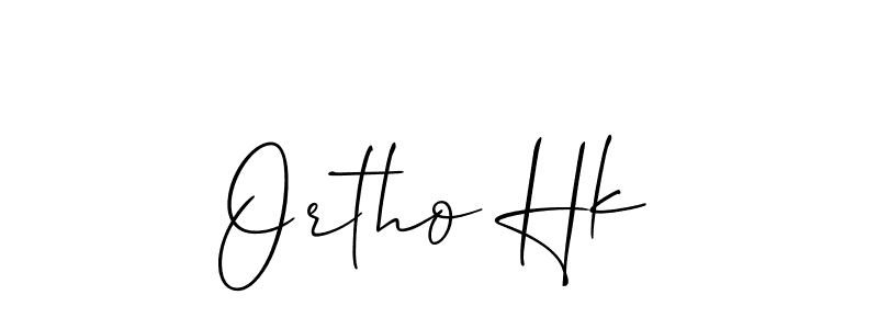 Also You can easily find your signature by using the search form. We will create Ortho Hk name handwritten signature images for you free of cost using Allison_Script sign style. Ortho Hk signature style 2 images and pictures png