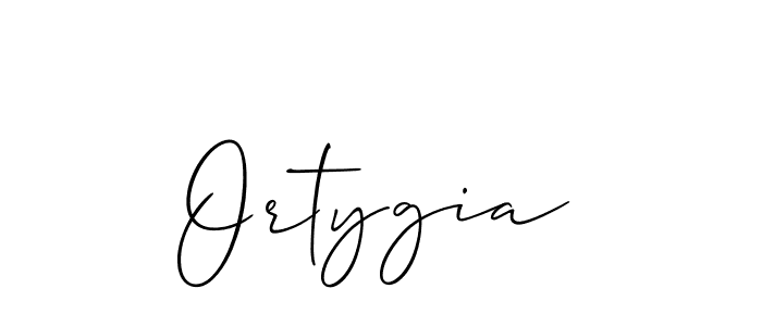 Similarly Allison_Script is the best handwritten signature design. Signature creator online .You can use it as an online autograph creator for name Ortygia. Ortygia signature style 2 images and pictures png
