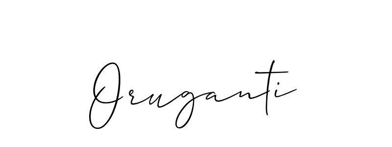 You should practise on your own different ways (Allison_Script) to write your name (Oruganti) in signature. don't let someone else do it for you. Oruganti signature style 2 images and pictures png