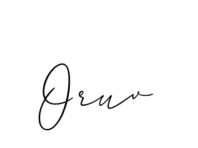 How to make Oruv name signature. Use Allison_Script style for creating short signs online. This is the latest handwritten sign. Oruv signature style 2 images and pictures png