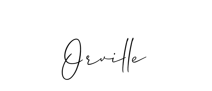 Create a beautiful signature design for name Orville. With this signature (Allison_Script) fonts, you can make a handwritten signature for free. Orville signature style 2 images and pictures png