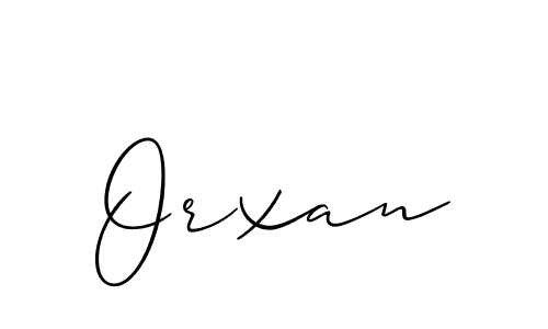 It looks lik you need a new signature style for name Orxan. Design unique handwritten (Allison_Script) signature with our free signature maker in just a few clicks. Orxan signature style 2 images and pictures png