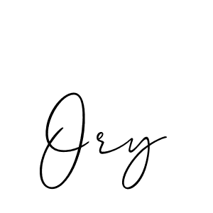 Make a beautiful signature design for name Ory. With this signature (Allison_Script) style, you can create a handwritten signature for free. Ory signature style 2 images and pictures png