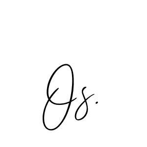 Make a beautiful signature design for name Os.. Use this online signature maker to create a handwritten signature for free. Os. signature style 2 images and pictures png