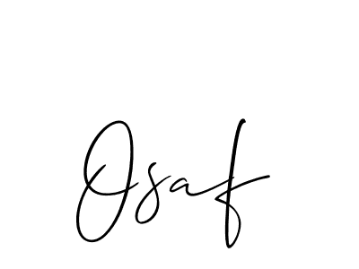 Best and Professional Signature Style for Osaf. Allison_Script Best Signature Style Collection. Osaf signature style 2 images and pictures png