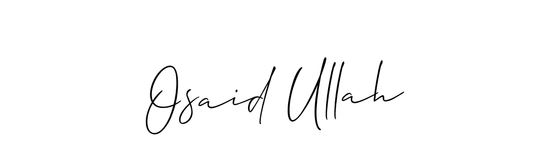 Best and Professional Signature Style for Osaid Ullah. Allison_Script Best Signature Style Collection. Osaid Ullah signature style 2 images and pictures png
