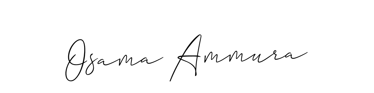 The best way (Allison_Script) to make a short signature is to pick only two or three words in your name. The name Osama Ammura include a total of six letters. For converting this name. Osama Ammura signature style 2 images and pictures png