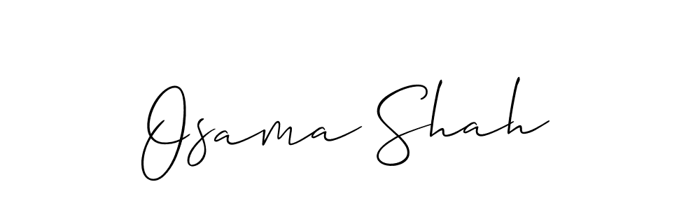 You should practise on your own different ways (Allison_Script) to write your name (Osama Shah) in signature. don't let someone else do it for you. Osama Shah signature style 2 images and pictures png