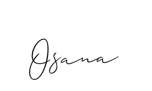 The best way (Allison_Script) to make a short signature is to pick only two or three words in your name. The name Osana include a total of six letters. For converting this name. Osana signature style 2 images and pictures png