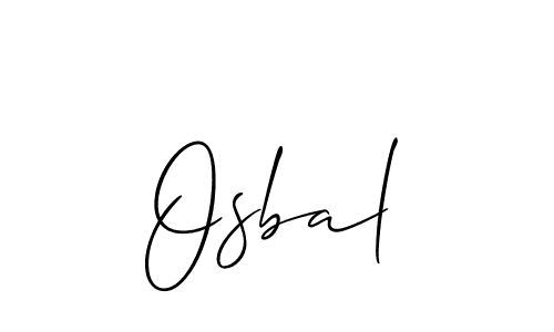 if you are searching for the best signature style for your name Osbal. so please give up your signature search. here we have designed multiple signature styles  using Allison_Script. Osbal signature style 2 images and pictures png