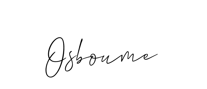 Best and Professional Signature Style for Osboume. Allison_Script Best Signature Style Collection. Osboume signature style 2 images and pictures png