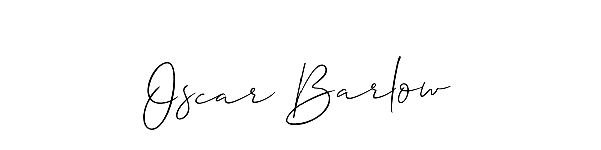 Also we have Oscar Barlow name is the best signature style. Create professional handwritten signature collection using Allison_Script autograph style. Oscar Barlow signature style 2 images and pictures png