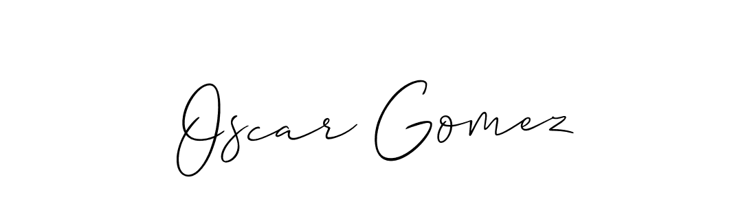Once you've used our free online signature maker to create your best signature Allison_Script style, it's time to enjoy all of the benefits that Oscar Gomez name signing documents. Oscar Gomez signature style 2 images and pictures png