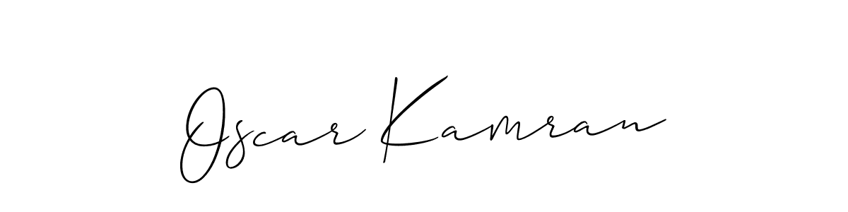Once you've used our free online signature maker to create your best signature Allison_Script style, it's time to enjoy all of the benefits that Oscar Kamran name signing documents. Oscar Kamran signature style 2 images and pictures png