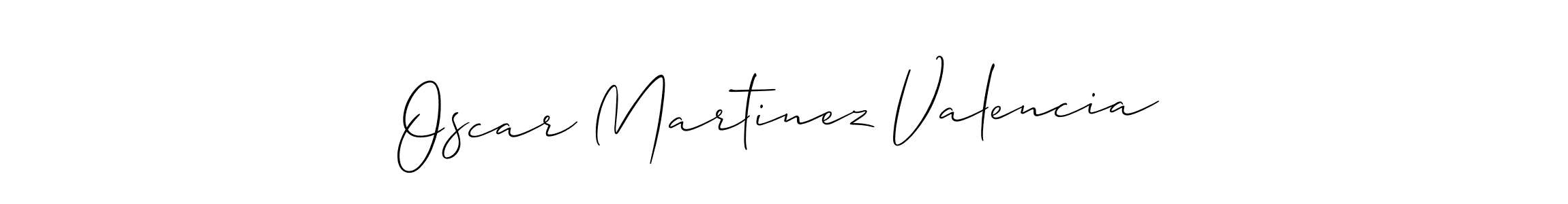 Oscar Martinez Valencia stylish signature style. Best Handwritten Sign (Allison_Script) for my name. Handwritten Signature Collection Ideas for my name Oscar Martinez Valencia. Oscar Martinez Valencia signature style 2 images and pictures png