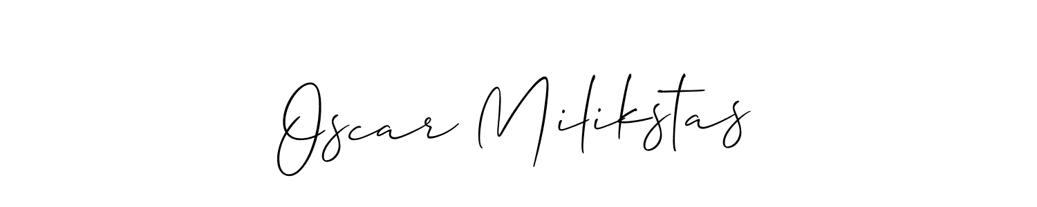 Here are the top 10 professional signature styles for the name Oscar Milikstas. These are the best autograph styles you can use for your name. Oscar Milikstas signature style 2 images and pictures png