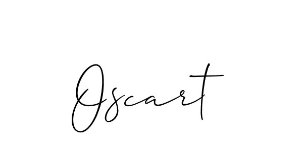 Also we have Oscart name is the best signature style. Create professional handwritten signature collection using Allison_Script autograph style. Oscart signature style 2 images and pictures png